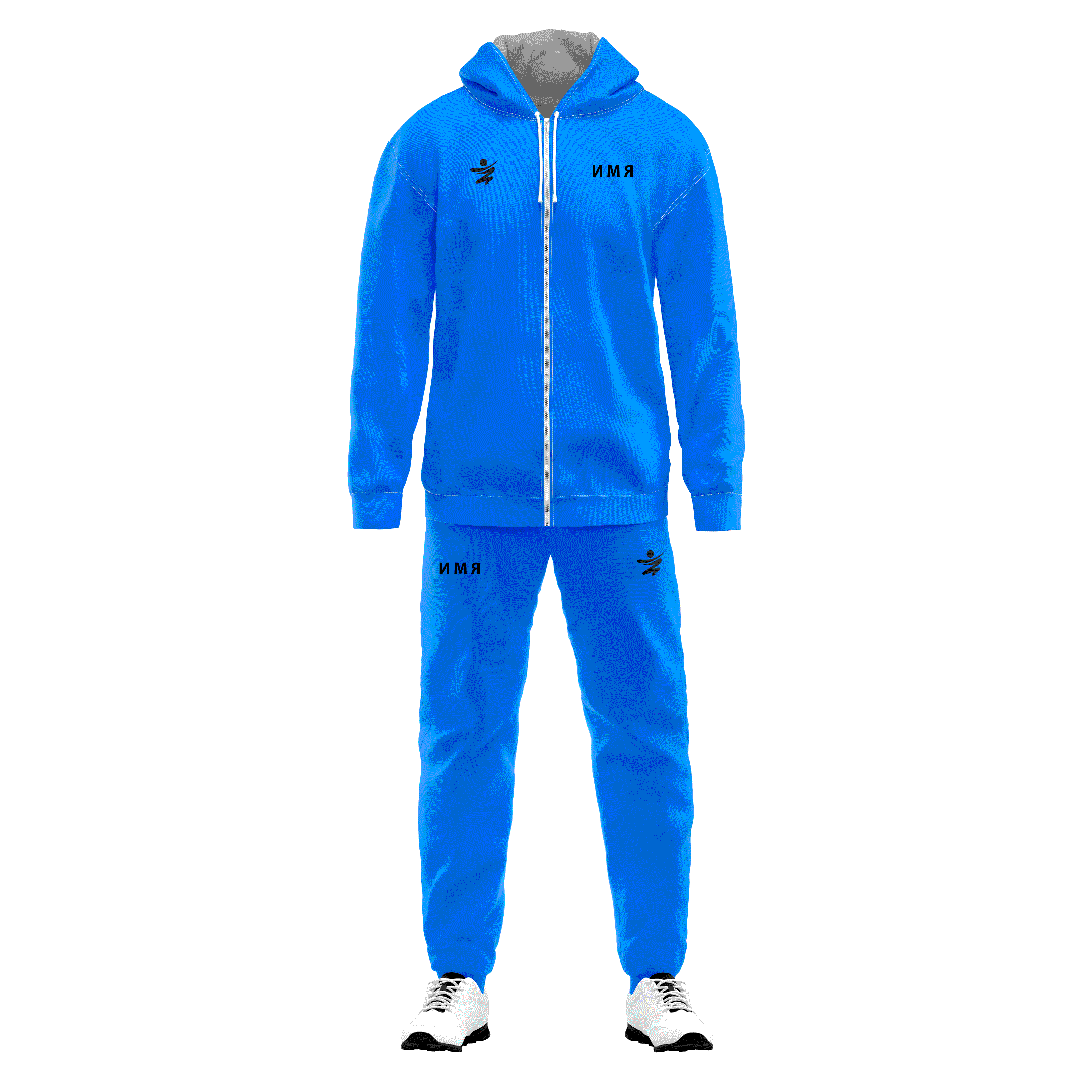 Image of Именной спортивный костюм Standart blue